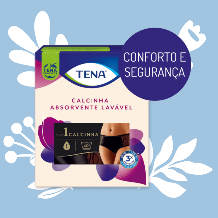 TENA Calcinha Lavável PRETA - Issviva™ Brasil